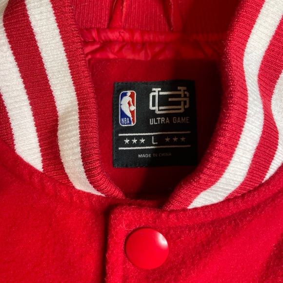 NBA Ultra Game Chicago Bulls Varsity Letterman Jacket - Picture 7 of 7